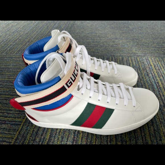 Gucci fashion sneaker ACE high top - Picture 4 of 11